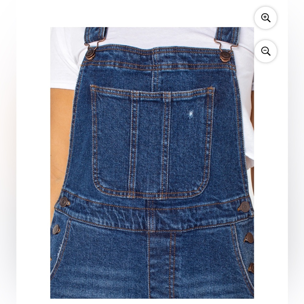 No Boundaries Overall Shorts - Picture 5 of 12